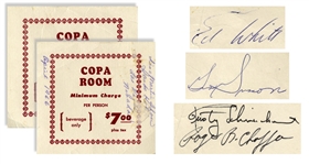 Apollo 1 Astronauts Gus Grissom, Ed White & Roger Chaffee Signed Coaster From April, 1966